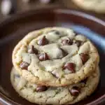 Close-up of sugar cookie chocolate chip cookies on a clean background